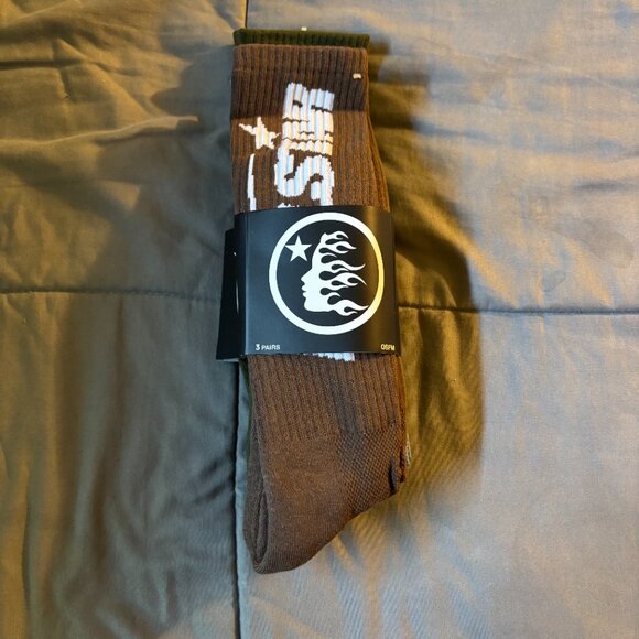 Hellstar Logo Socks (3 Pack) Earth Tone - Picture 2 of 4